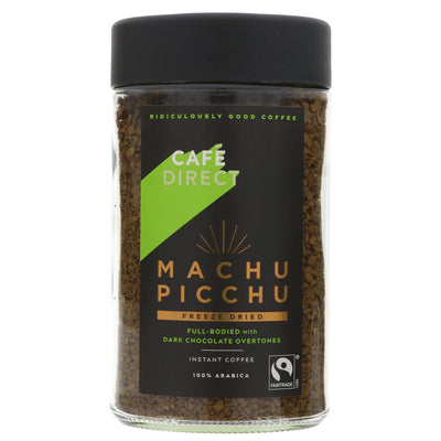 Fairtrade Vegan Machu Picchu Instant Coffee | 100g