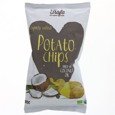 Trafo Coconut Oil Baked Crisps - Organic & Vegan Snack - 100G