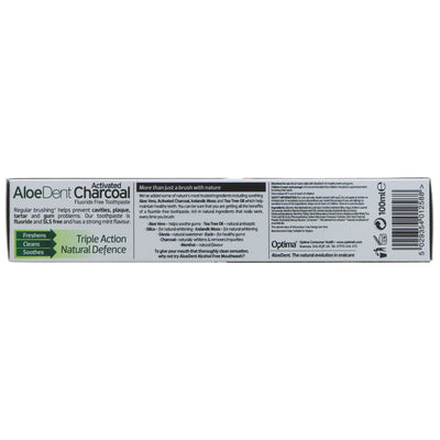 Aloe Dent | Aloe Vera Charcoal Toothpaste | 100ml