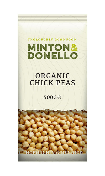 Minton & Donello | Organic Chickpeas | 500g