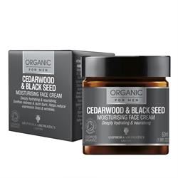 Amphora Aromatics | Cedarwood & Black seed Face Moisturiser For Men Organic 60ml | 60ml