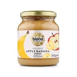 Biona | Organic Apple & Banana Puree -No added sugar 360g | 360g