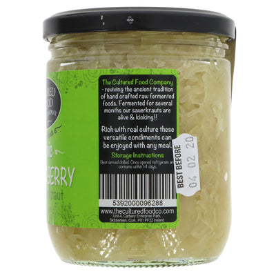 Cultured Food Company | Raw Juniper Berry Sauerkraut | 400g