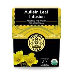 Buddha Teas | Organic Mullein Leaf Infusion (18 tea bags) | 18bag