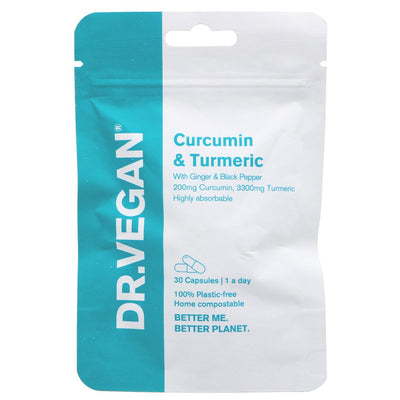 DR VEGAN | Curcumin & Turmeric | 1 x 30Tabs