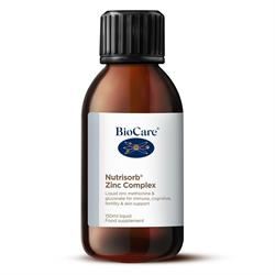 Biocare | Nutrisorb Liquid Zinc Complex - 150ml | 150ml