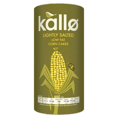 Kallo | Lightly Salted Corn Cakes  | 130g