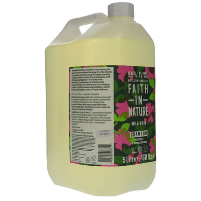 Faith In Nature | Shampoo - Wild Rose | 5L