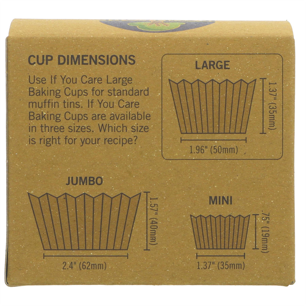 If You Care | Baking Cups - Large - 24 x 60 cups | 1 x 60