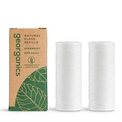 Georganics |  Dental Floss Refill - Spearmint 2x 50m | 24g