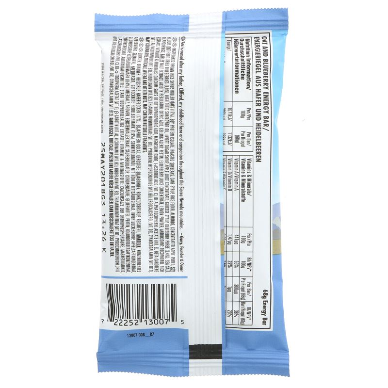 Clif Bar | Blueberry Crisp | 68G