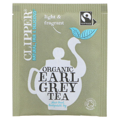 Clipper Earl Grey Tea | Fairtrade, Organic, Vegan | Pack of 250 Bags