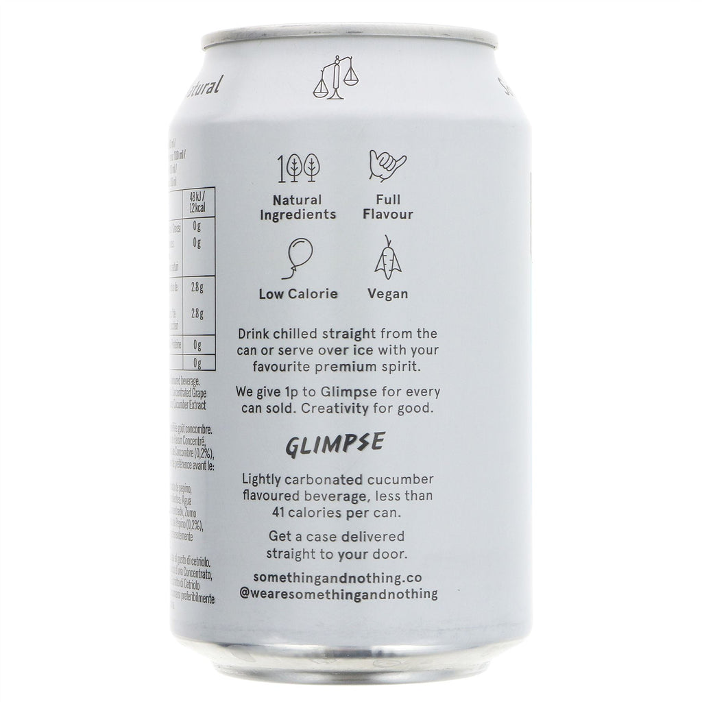 Something And Nothing | Cucumber Seltzer | 330ML