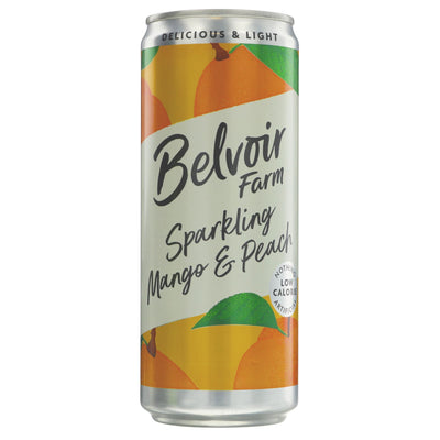 Belvoir | Sparkling Mango & Peach Cans | 330ml
