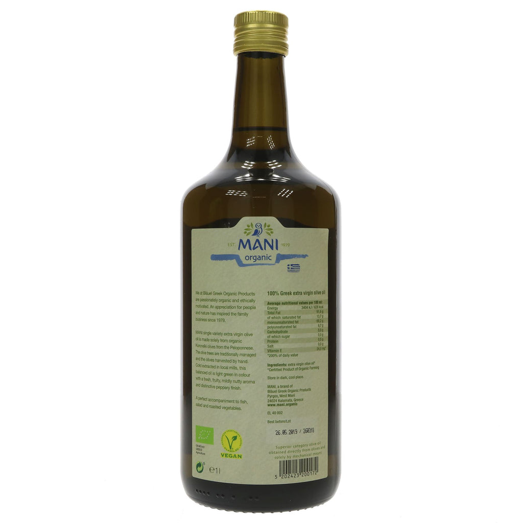 Mani | Og Extra Virgin Olive Oil | 1L