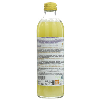 Original Ginger Beer by Karma: Fairtrade, Gluten Free, Organic, Vegan. 100% non-alcoholic, less sugary, 35cl format. Ideal for lunch breaks.