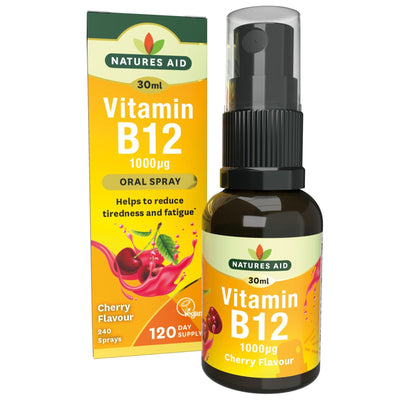 Natures Aid | Vitamin B12 Daily Oral Spray | 30ml