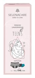 Selenacare | TEENS period panties Hipster Grey Size 158 | 1 box