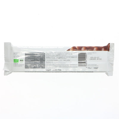 Vego | Whole Hazelnut Chocolate Bar | 150G