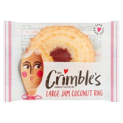 Mrs Crimbles | Large Jam Coconut Rings | 240g