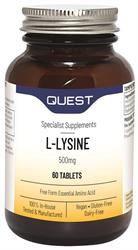 Quest | L-LYSINE 500mg 60 Tabs | 60 tablet