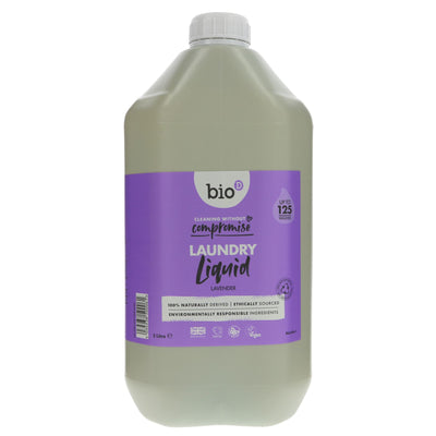 Bio D Lavender Laundry Liquid | Hypoallergenic, Vegan & Cruelty-Free | 5L | Ethical Consumer Best Buy | Sold by Superfood Market