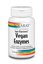 Solaray | Vegan Enzymes 30 Veg Capsules | 30 capsule