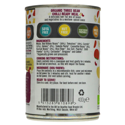 Free & Easy | Three Bean Chilli - Og | 400G