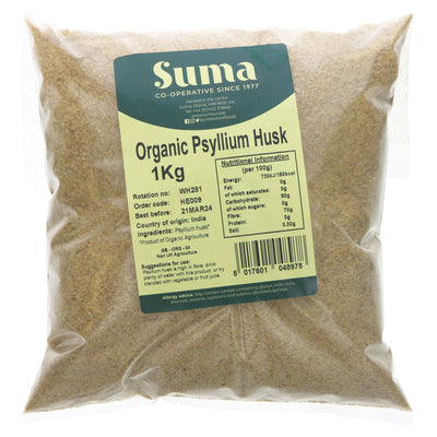 Organic Psyllium Husk for Improved Digestion - Vegan & Organic