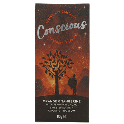 Indulge in zesty & soothing flavours of Orange & Tangerine Raw Bar from Conscious Chocolate. Organic, sugar-free & vegan. Part of Food & Drink collection.