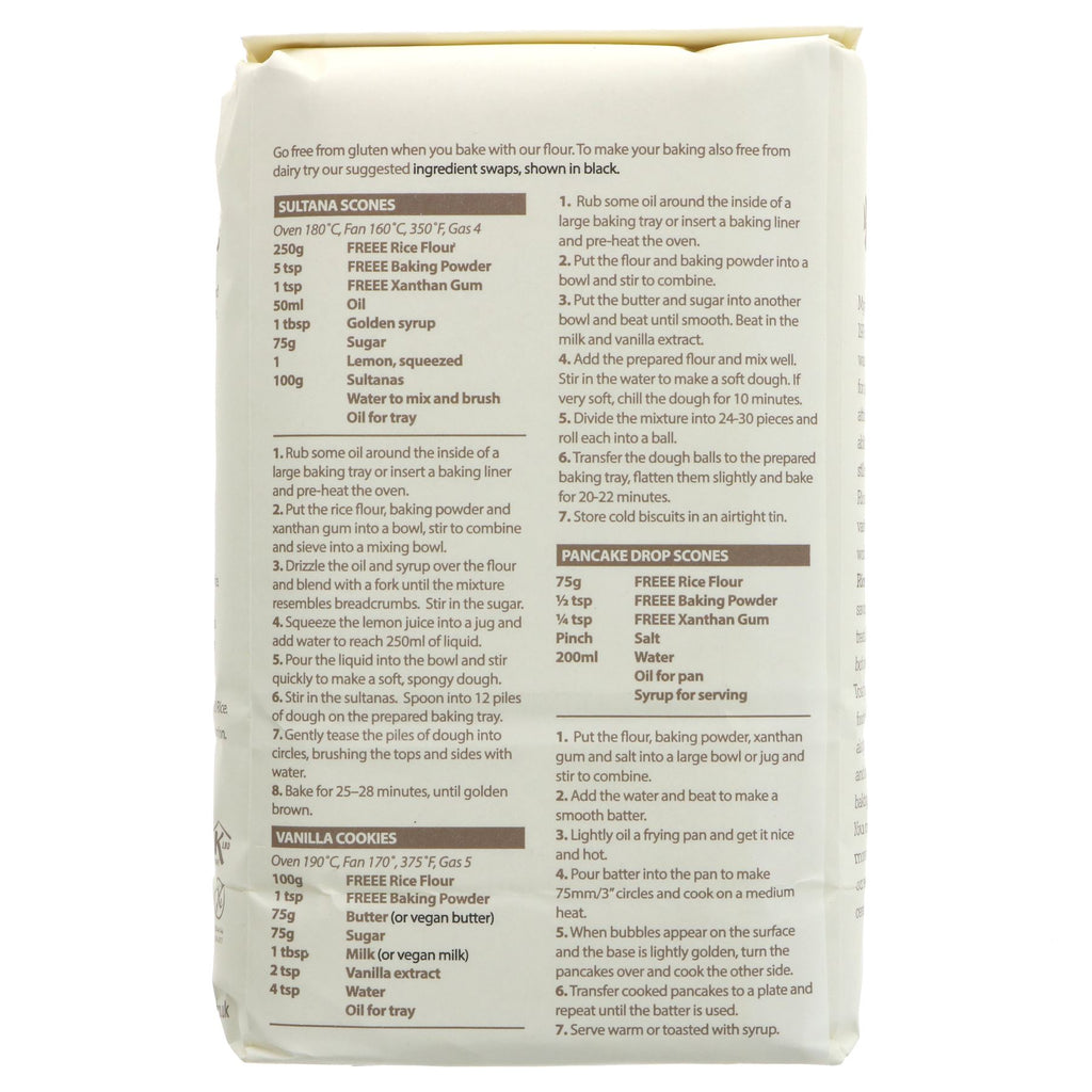 Doves Farm | Rice Flour - Beige Bag Brown Logo | 1kg