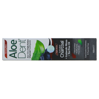 Aloe Dent | Aloe Vera Charcoal Toothpaste | 100ml