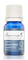 Amina's Natural Skincare | Pure Organic Lemon Grass Essential Oil 10ml | 10ml