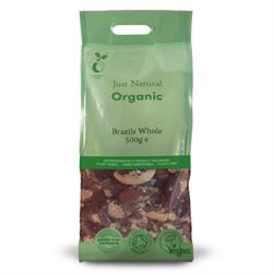 Just Natural Organic | Organic Brazils Whole 500g | 500g