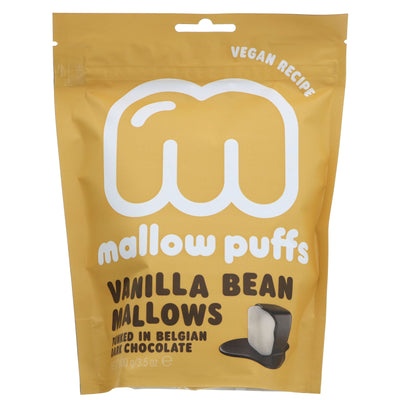 Vegan Vanilla Bean Mallows, 100g, no added sugar, perfect for snacking or recipes