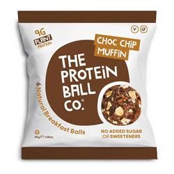 The Protein Ball Co | Choc Chip Muffin Protein Breakfast Snack 45g | 45g