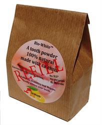 Bio-White | Organic Tooth Powder Lemon refill in a paper bag (no plastic) 35g | 35g