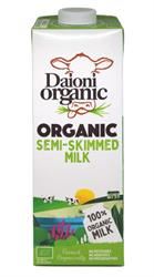 Daioni Organic | Daioni Organic Semi-Skimmed UHT Milk 1 Litre | 1000ml