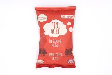 Ten Acre Crisps | Sea Salted Crisps - Hand Cooked, Skin on Crisps | 35g