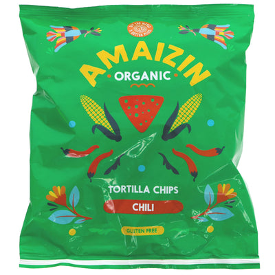 Organic, No Added Sugar, Vegan Corn Chips with a Fiery Chili Kick!