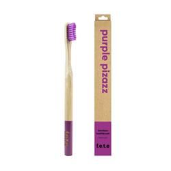 From Earth to Earth | Bamboo Toothbrush Purple Pizazz - Purple Medium | 17g