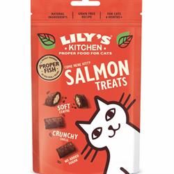 Lilys Kitchen |  Salmon Pillow Treats for Cats 60g | 60g