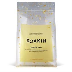 Soakin | Epsom Bath Salts 1kg | 1000g