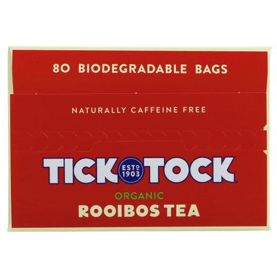 Organic and Vegan Tick Tock Rooibos Tea - 80 Bags