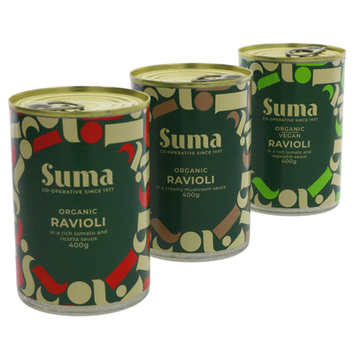 Suma | Ravioli with Vegetable Sauce - Vegan & Organic | 400g