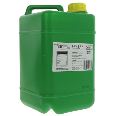 Sunita | Lime juice - Potassium Metabisulphite | 5l