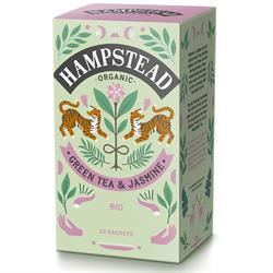 Hampstead Tea | Organic Jasmine Green Tea 20 Bag | 20bag