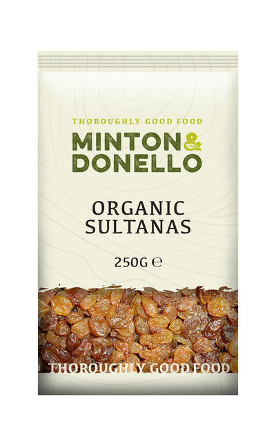 Minton & Donello | Organic Sultanas | 250g