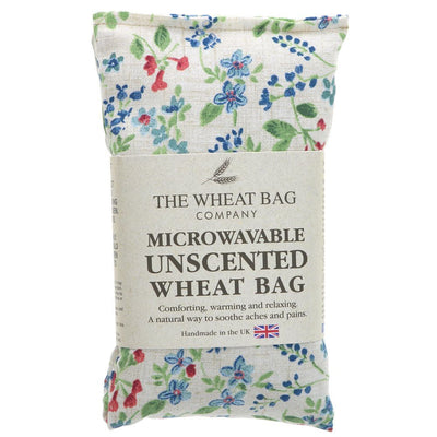 Relaxing Wheat Bag - Handmade, Vegan & Compliant with Safety Standards. Microwave for 1-2 minutes. Unscented.