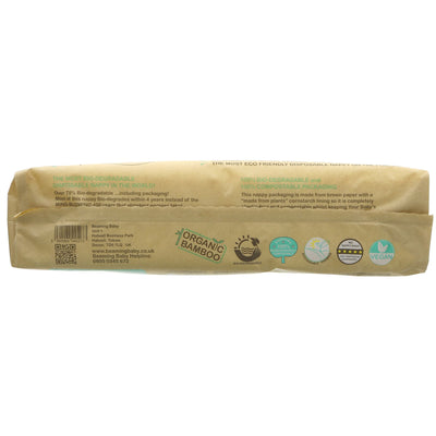 Beaming Baby | Organic Bamboo Nappies Size 1 - 2-6kg, 32 pcs/bag | 32